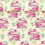 Bio Mousseline - Hamburger Liebe Digitale Print Ecru