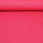 Bio Jacquard Jersey - Magical Shimmer Zic Zac Knit Pink