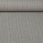 Ekologisk Jacquard Jersey - Hamburger Liebe Magical Shimmer Zic Zac Stickad Svart