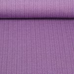 Jersey jacquard bio - Hamburger Liebe Magical Shimmer Zic Zac Knit Violet