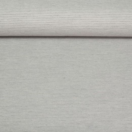 Canvas Jacquard - Streifen Silbergrau