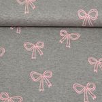 Jersey - Noeuds Paillettes Mélange gris