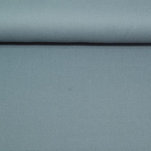 Coton gaufré Magalie - Uni Bleu pétrole Vert