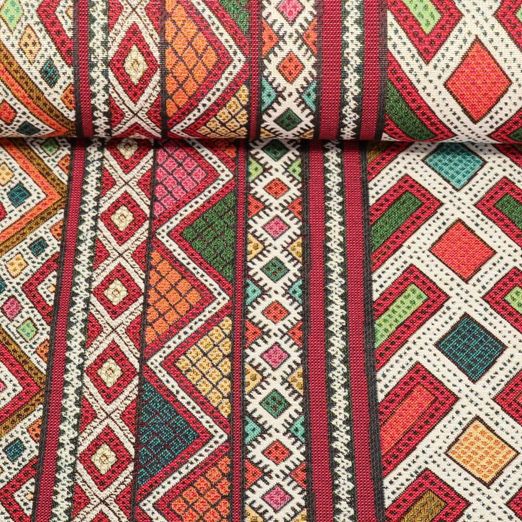 Gobelin - Maroc Rouge Multicolore
