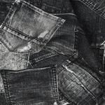 Jersey - Digitaldruck Jeans Hosentaschen Schwarz Jersey - Digitaldruck Jeans Hosentaschen Schwarz