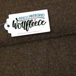 Merino Bio Wollfleece - Hamburger Liebe Dunkelbraun Melange 