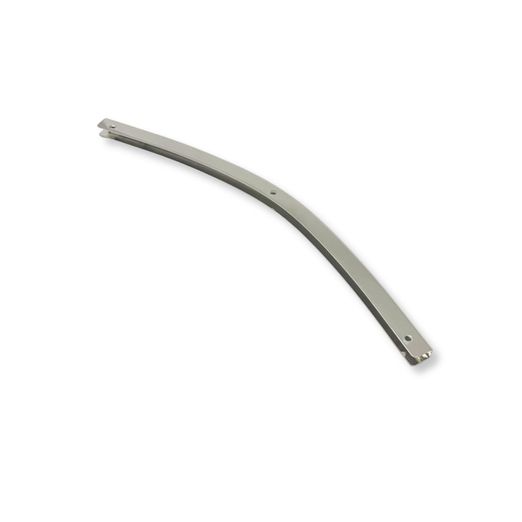 Abgerundete Zierleiste - 20cm - silber