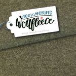 Merino Bio Wollfleece - Hamburger Liebe Stauboliv Melange 