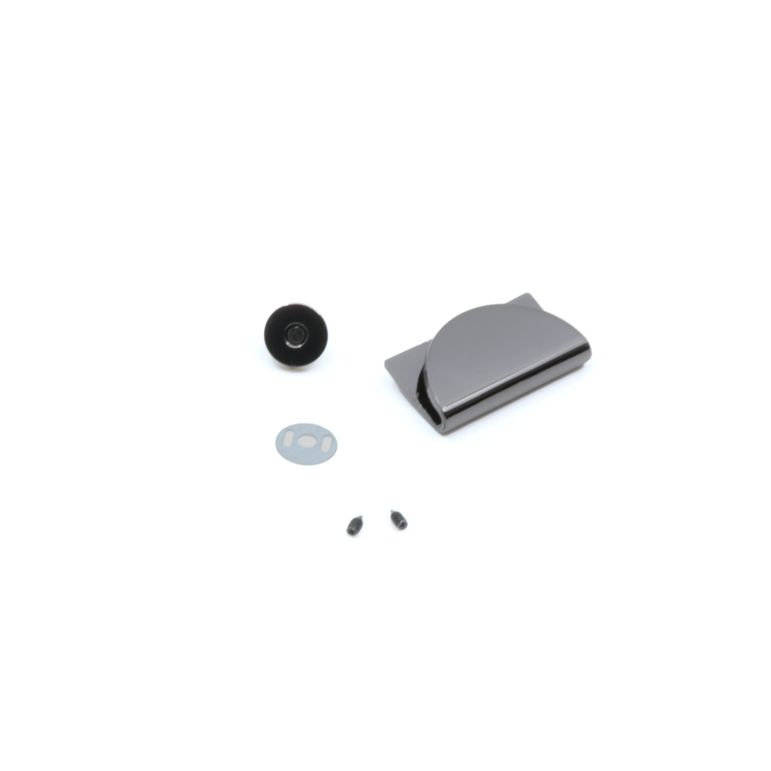 Magnetverschluss Halbmond - gunmetal-0 Magnetverschluss Halbmond - gunmetal-0