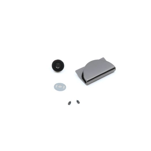 Magnetverschluss Halbmond - gunmetal Magnetverschluss Halbmond - gunmetal