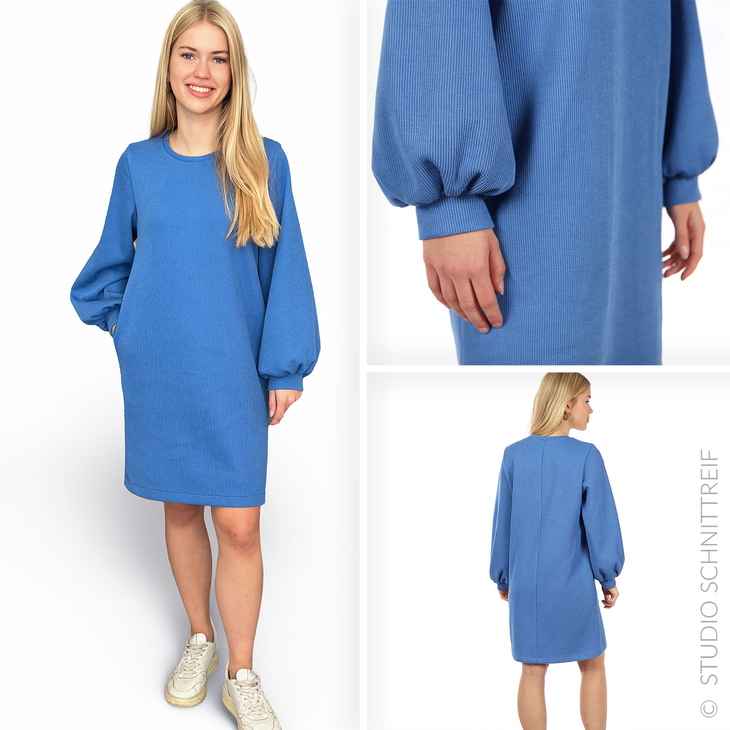 Sweatkleid - FRAU LINN - Schnittmuster eBook-0 Sweatkleid - FRAU LINN - Schnittmuster eBook-0