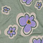 Jersey - Flores Verde Claro Melange Jersey - Flores Verde Claro Melange
