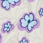 Jersey - Flores Ecru Melange Jersey - Flores Ecru Melange
