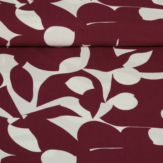 Viscose - Abstrait Bordeaux