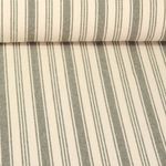 Baumwolle Webware - Küchentuch Streifen Beige Kaki