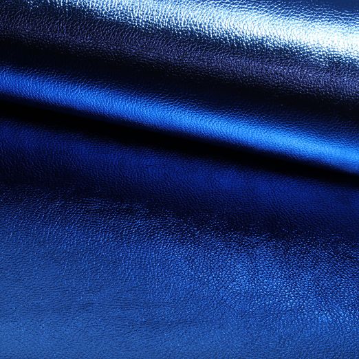 Simili synthétique métallisé - Bleu roi - Au mètre Simili synthétique métallisé - Bleu roi - Au mètre