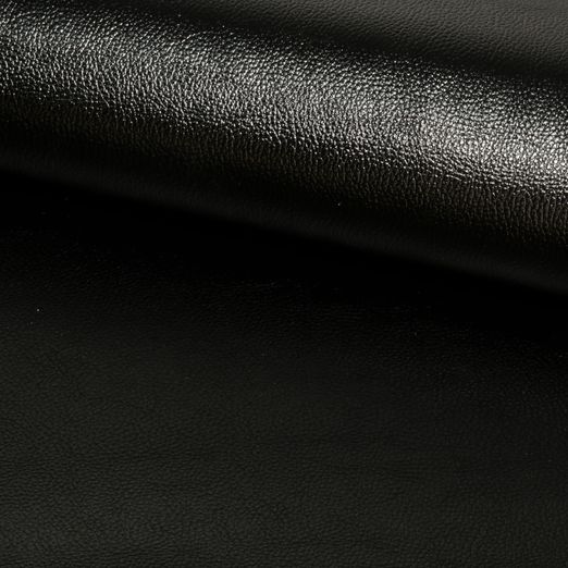 Simili synthétique métallisé - Noir - Au mètre