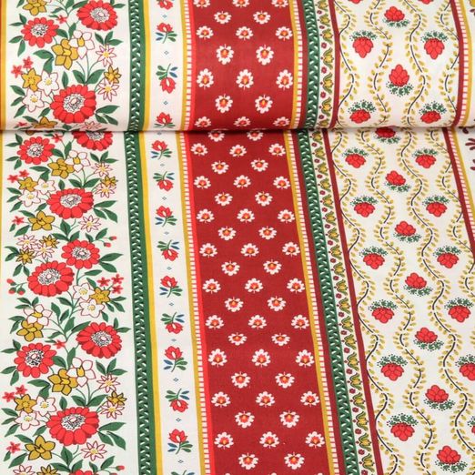 Baumwoll-Webware - Küchentuch Provence Rot