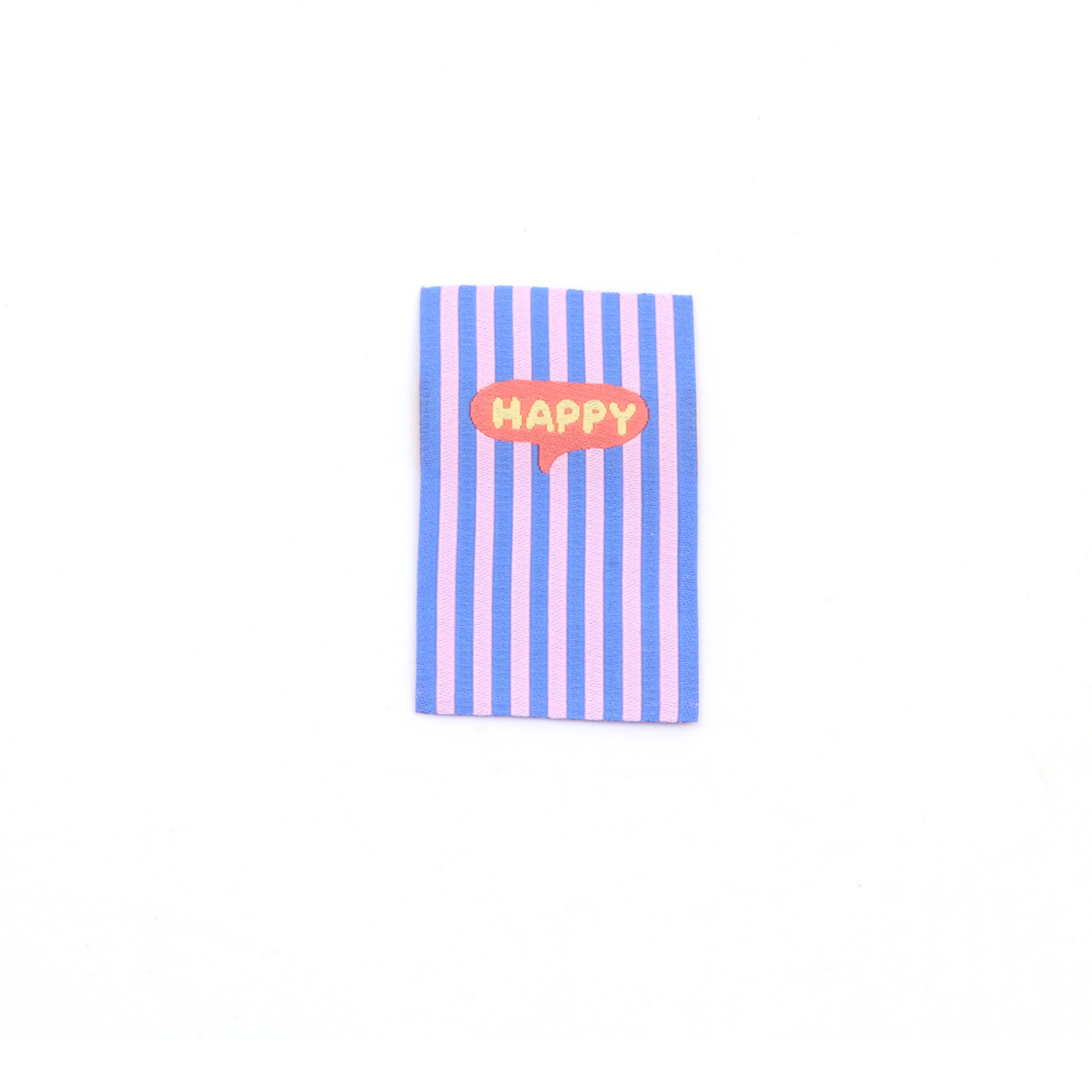 Webetikett - Happy - 30 x 50mm-0 Webetikett - Happy - 30 x 50mm-0