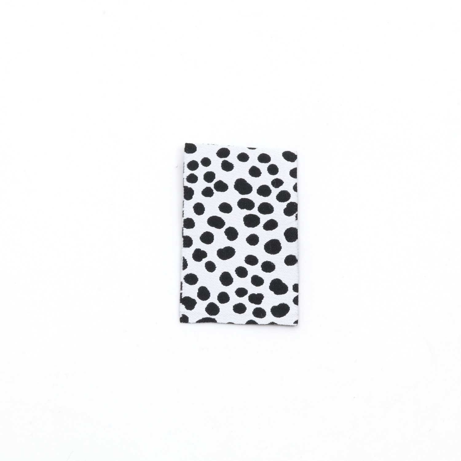 Etiquette tissée - Pois - 30 x 50mm-0 Etiquette tissée - Pois - 30 x 50mm-0