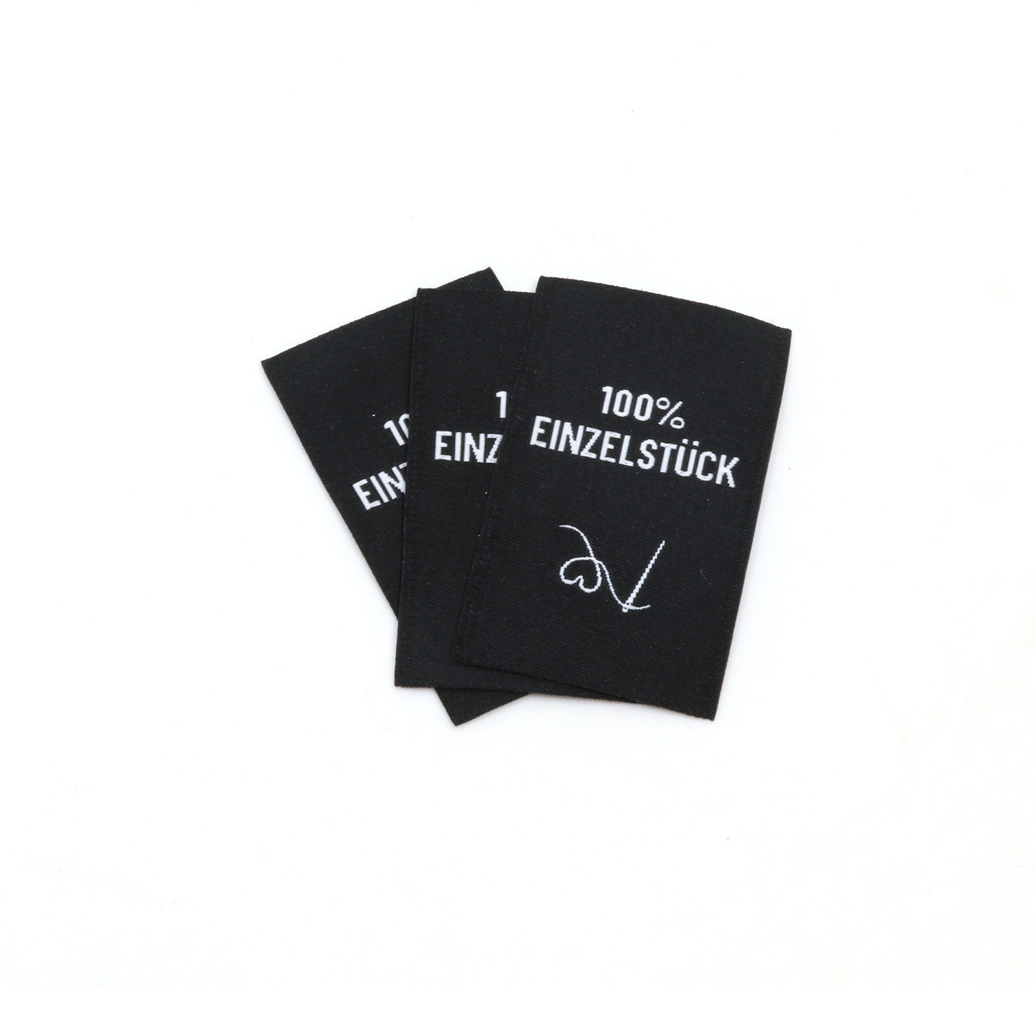 Webetikett - 100% Einzelstück - 30 x 50mm-1 Webetikett - 100% Einzelstück - 30 x 50mm-1