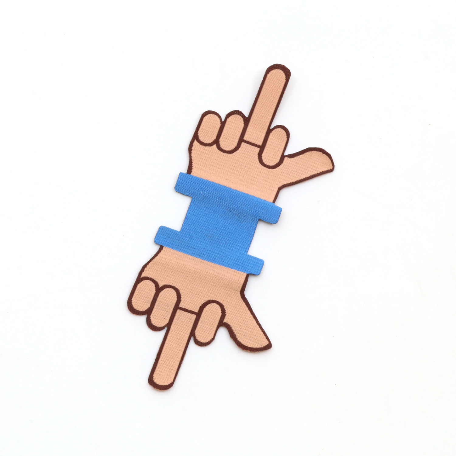 Webetikett Kontur - Schlimmer Finger -0 Webetikett Kontur - Schlimmer Finger -0