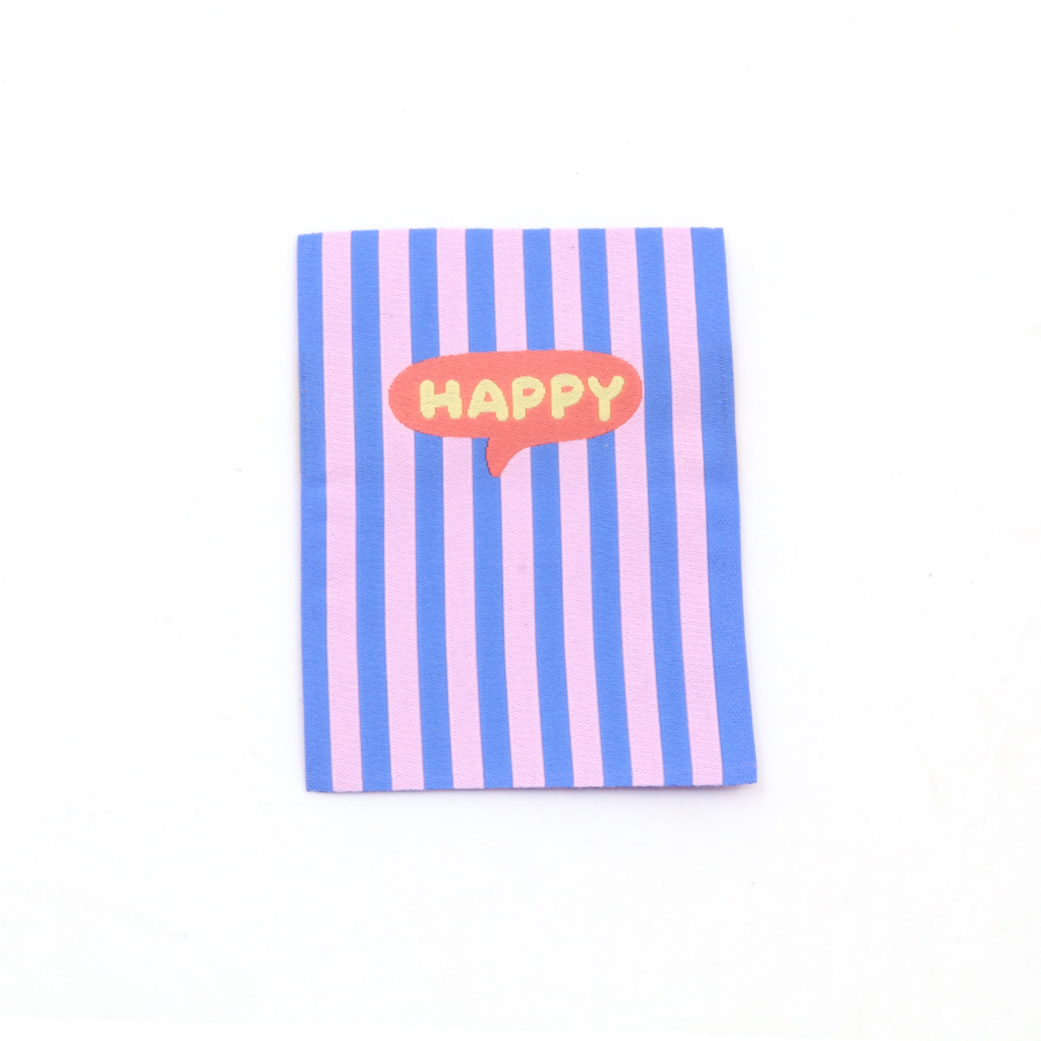 Webetikett - Happy - 50 x 70mm-0 Webetikett - Happy - 50 x 70mm-0