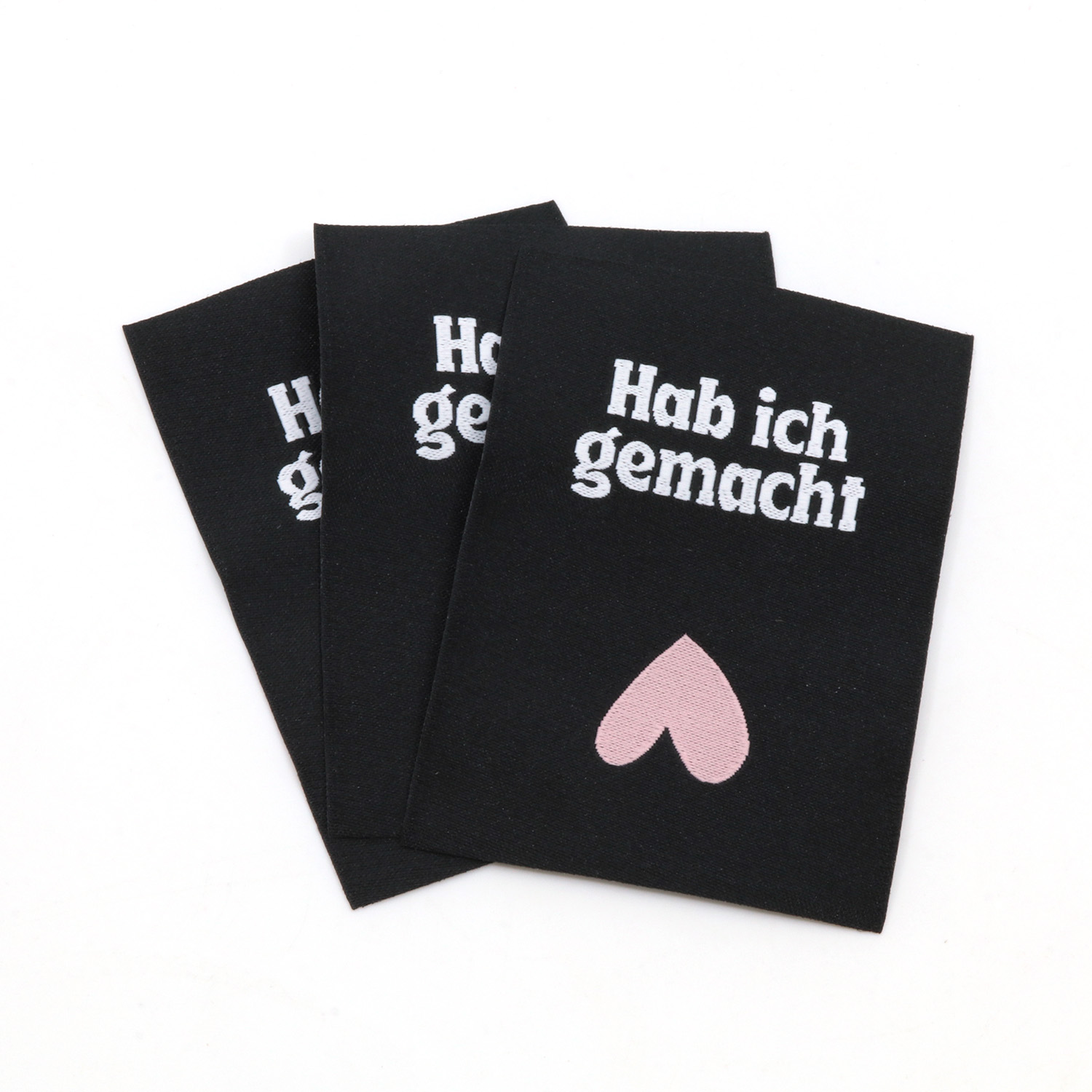 Webetikett - Hab ich gemacht - 50 x 70mm-1 Webetikett - Hab ich gemacht - 50 x 70mm-1