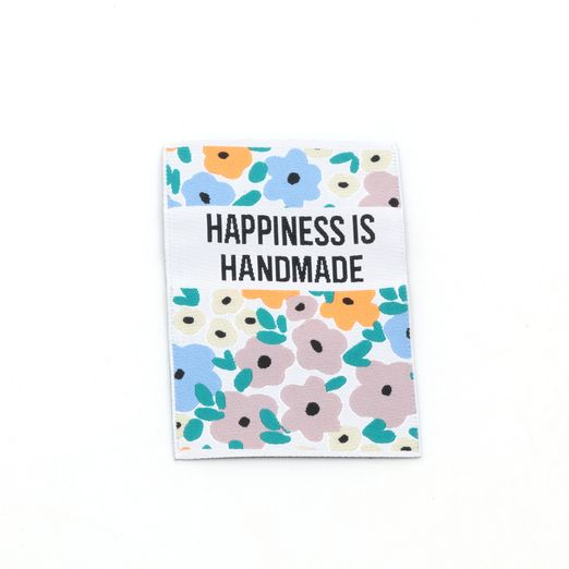 Webetikett - Happiness - 50 x 70mm