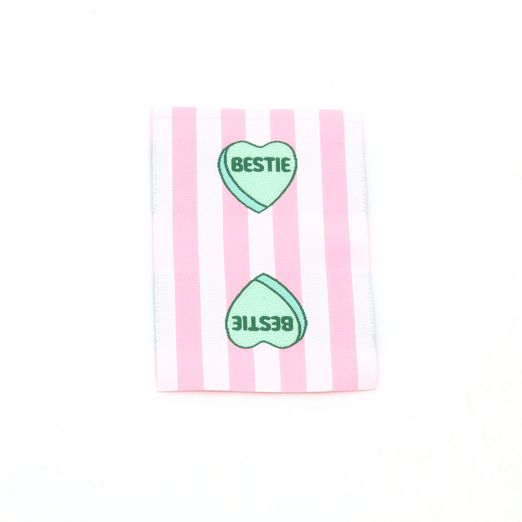 Etiquette tissée - Bestie - 50 x 70mm Etiquette tissée - Bestie - 50 x 70mm