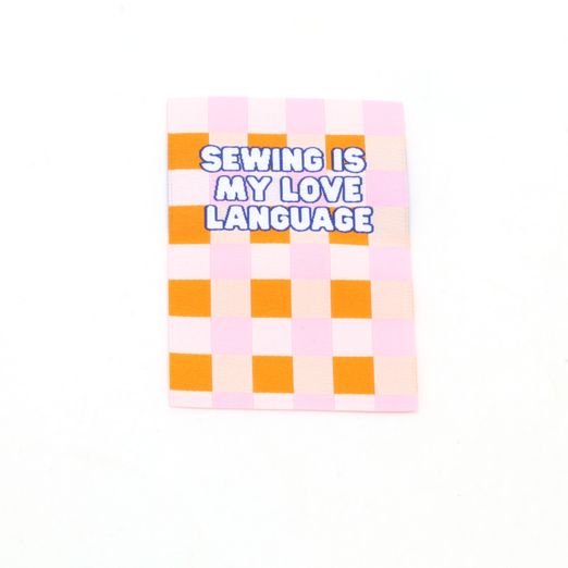 Webetikett - Love Language - 50 x 70mm