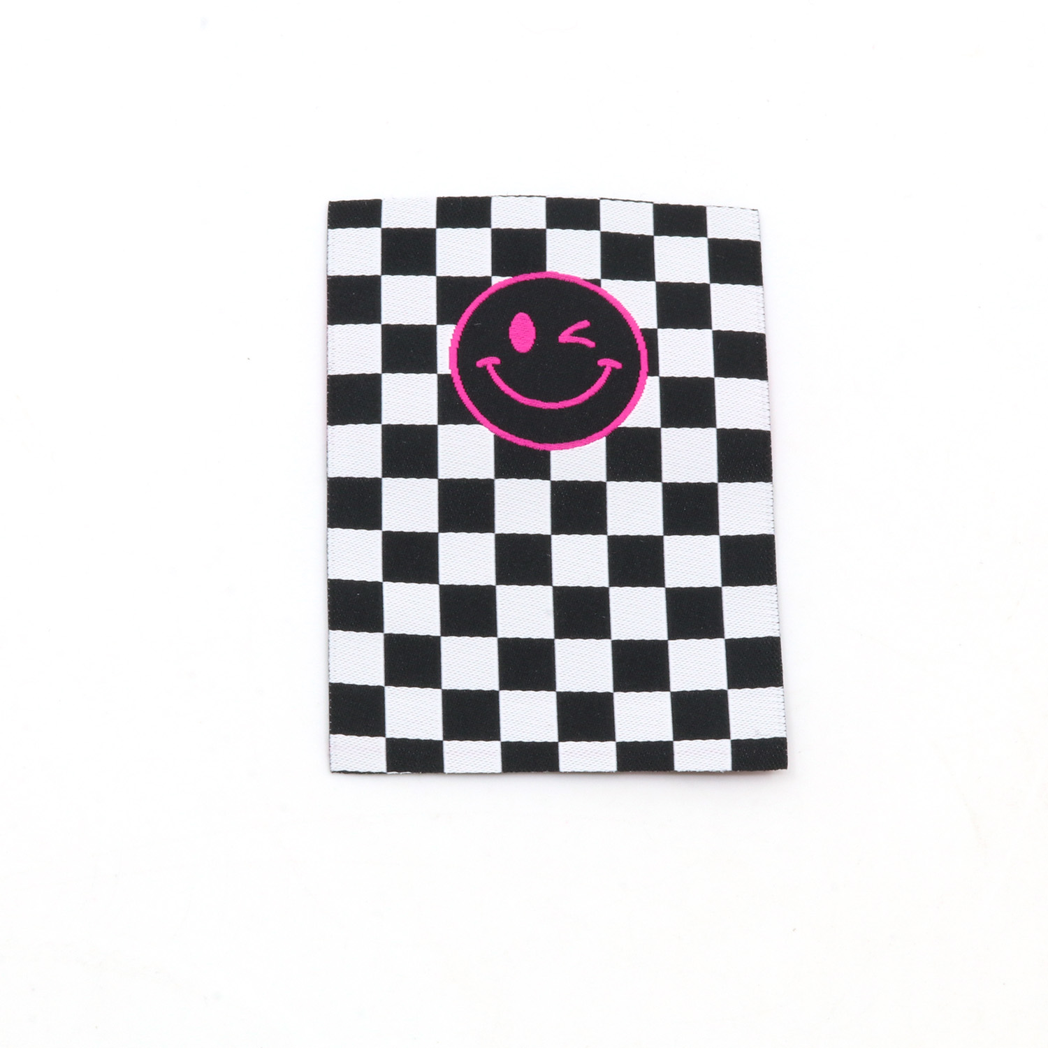 Webetikett - Checker Smiley - 50 x 70mm-0 Webetikett - Checker Smiley - 50 x 70mm-0