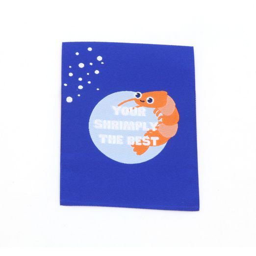 Webetikett XL - Shrimply the best - 60 x 80mm Webetikett XL - Shrimply the best - 60 x 80mm