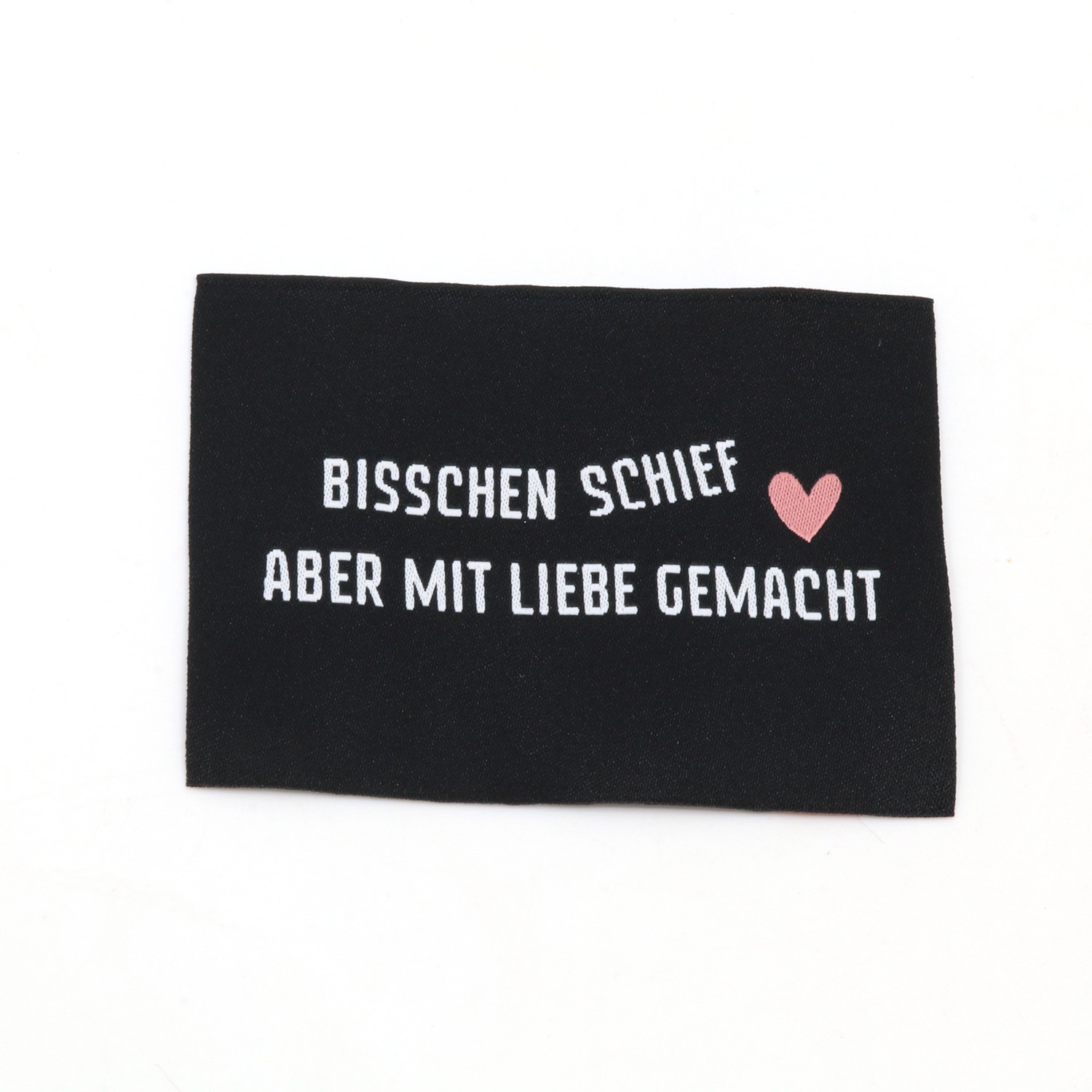 Webetikett XL - Bisschen schief - 60 x 80mm-0 Webetikett XL - Bisschen schief - 60 x 80mm-0