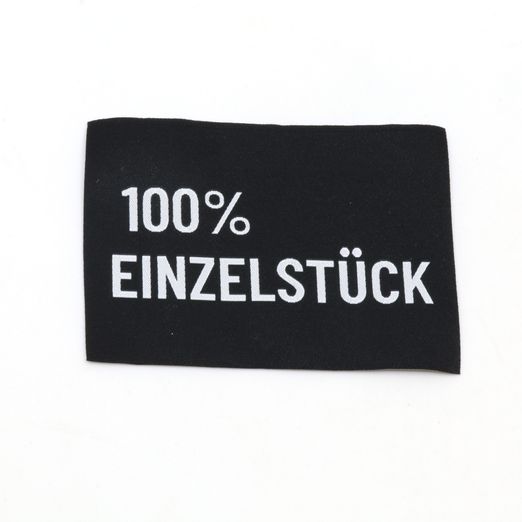 Webetikett XL - 100% Einzelstück - 60 x 80mm Webetikett XL - 100% Einzelstück - 60 x 80mm