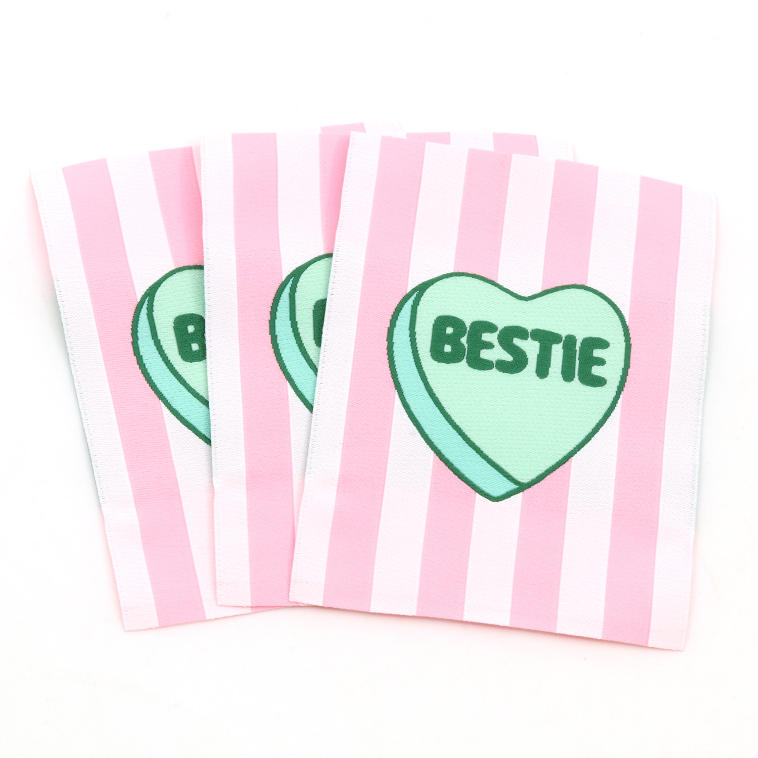 Webetikett XL - Bestie - 60 x 80mm-1 Webetikett XL - Bestie - 60 x 80mm-1