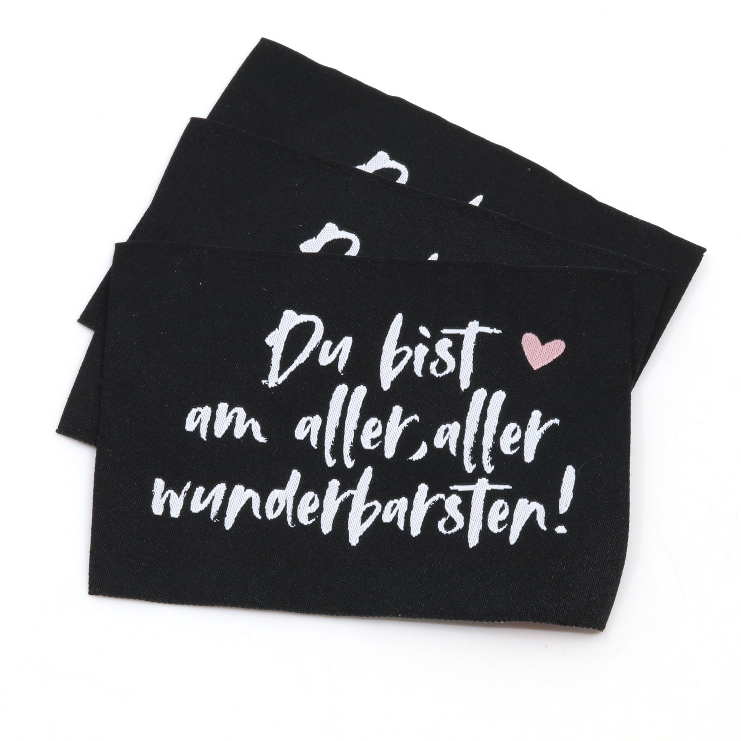 Webetikett XL - Wunderbarst - 60 x 80mm-1 Webetikett XL - Wunderbarst - 60 x 80mm-1