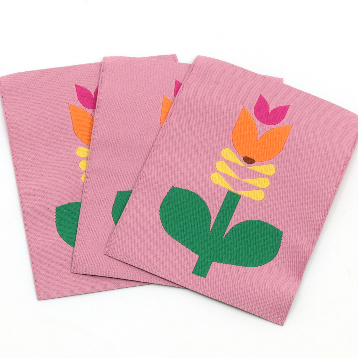 Webetikett XL - Blume - 60 x 80mm-1 Webetikett XL - Blume - 60 x 80mm-1