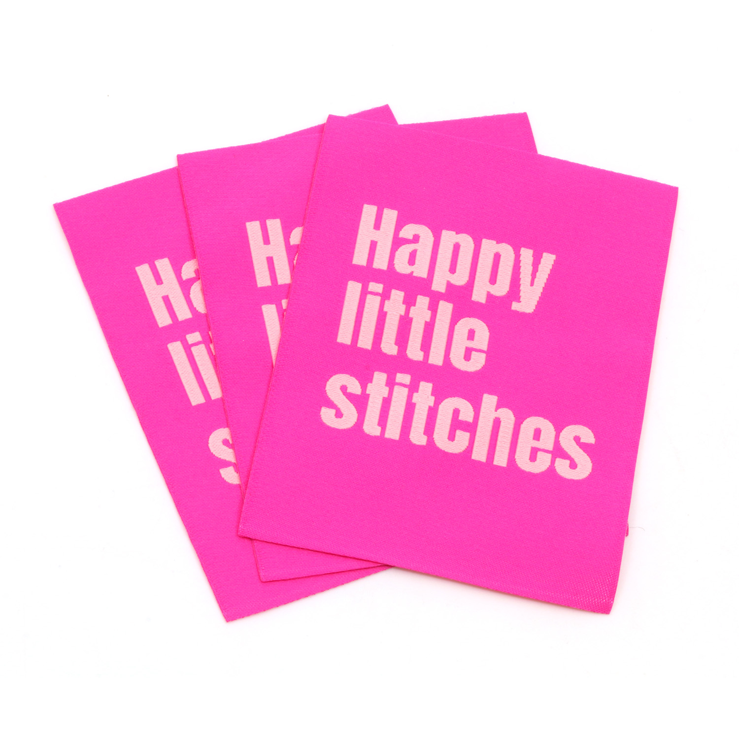 Webetikett XL - Happy Little - 60 x 80mm-1 Webetikett XL - Happy Little - 60 x 80mm-1