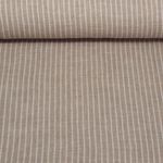 Baumwoll-Musselin - Double Gauze Streifen Sand 