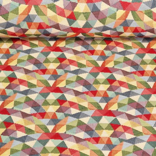 Gobelin - Petits triangles graphiques Multicolore