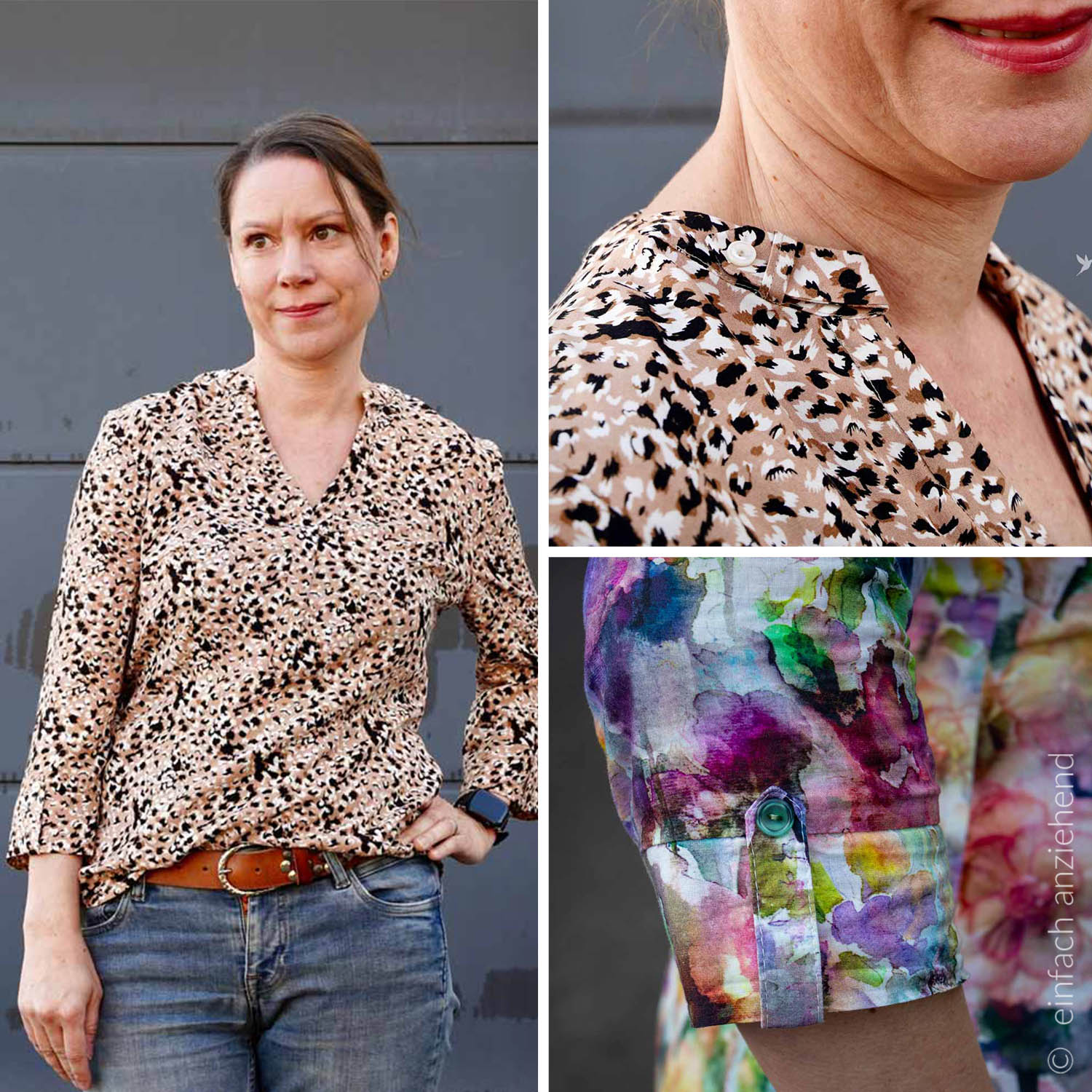 Bluse - Duft einer Blumenwiese - Schnittmuster eBook-0 Bluse - Duft einer Blumenwiese - Schnittmuster eBook-0