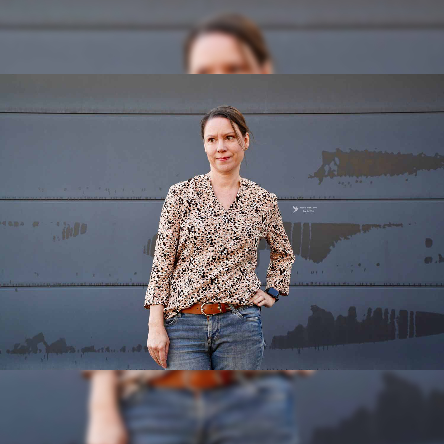 Bluse - Duft einer Blumenwiese - Schnittmuster eBook-2 Bluse - Duft einer Blumenwiese - Schnittmuster eBook-2