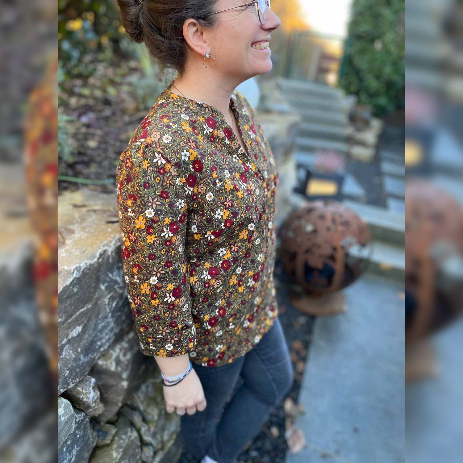 Bluse - Duft einer Blumenwiese - Schnittmuster eBook-5 Bluse - Duft einer Blumenwiese - Schnittmuster eBook-5