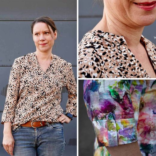 Bluse - Duft einer Blumenwiese - Schnittmuster eBook Bluse - Duft einer Blumenwiese - Schnittmuster eBook