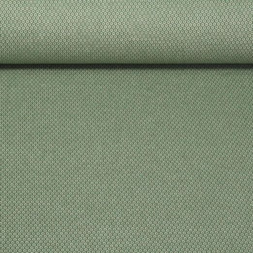 Canevas Doris - A pois - Vert sapin