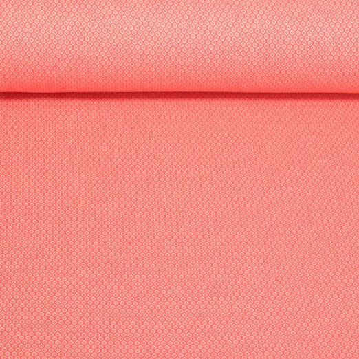 Canvas Doris - Kleine Punkte Hummerrot