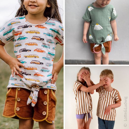 Shirt - Sommershirts 2 in 1 - Schnittmuster eBook