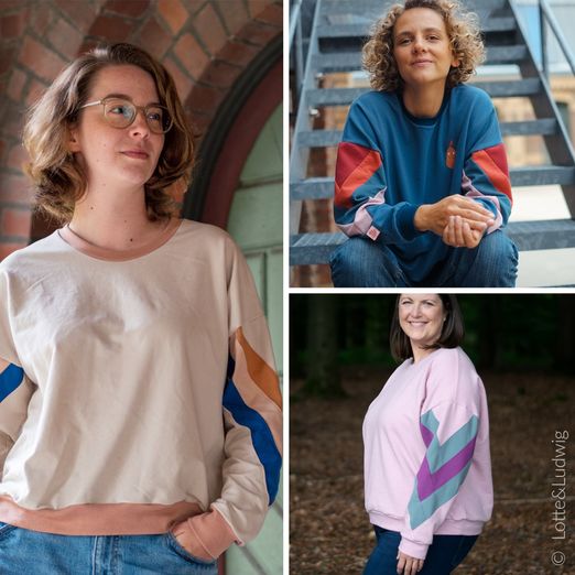 Sweatshirt - Larifari - Schnittmuster eBook