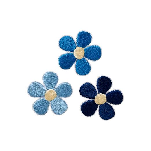 Patch Set Blumen Blau Patch Set Blumen Blau